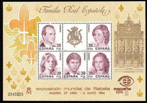 Spanien Block 27 postfrisch #GB939