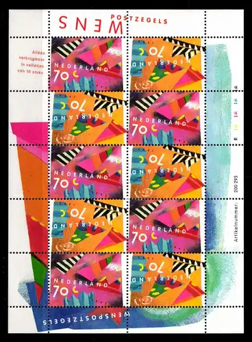 Niederlande 1462-1463 postfrisch Kleinbogen #GF264