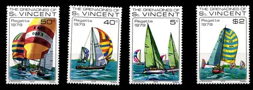 St. Vincent Grenadinen 165-168 postfrisch Schifffahrt #GA668