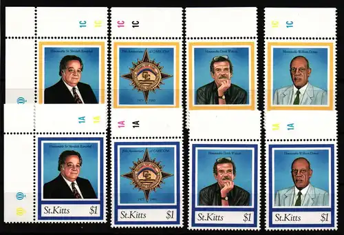 St. Kitts 378-385 postfrisch #GF024