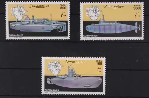 Somalia 815-817 postfrisch Schifffahrt #GA840