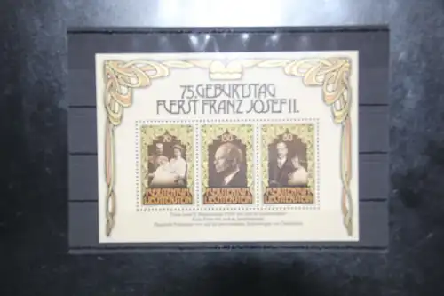 Liechtenstein Block 11 postfrisch #GB829