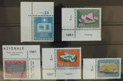 Schweiz 731-735 postfrisch Pro Patria #GF316