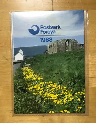 Färöer Jahresmappe 1988 postfrisch #HC228