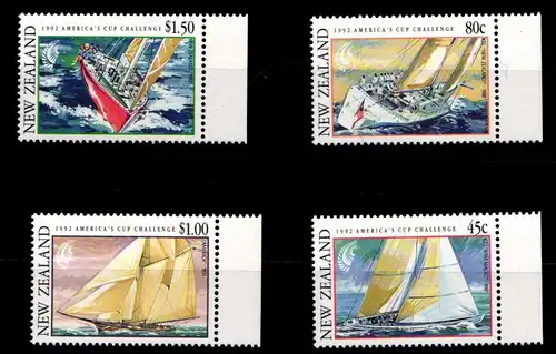 Neuseeland 1211-1214 postfrisch Schifffahrt #GA602