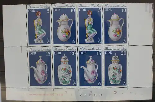 DDR 1575-1576 postfrisch als Kleinbogen #GF384