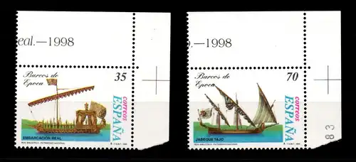 Spanien 3381-3382 postfrisch Schifffahrt #GA723