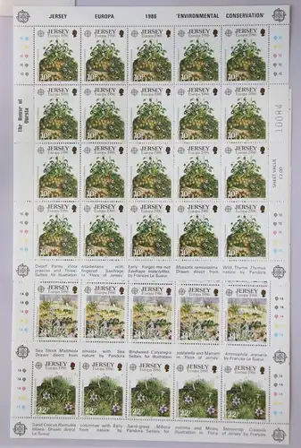 Großbritannien Jersey 378-380 postfrisch als Kleinbogen #GI007