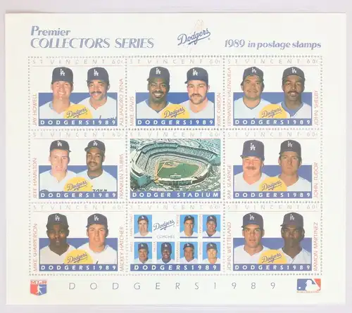 St. Vincent 1319-1327 postfrisch als Kleinbogen #GK793