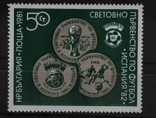Bulgarien 2981 postfrisch Fußball #GC456