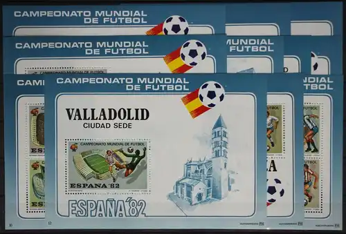 Spanien Vignetten postfrisch Fußball #GC464
