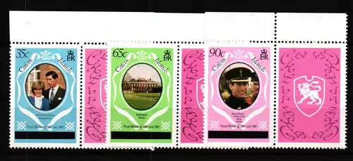 Turks und Caicos 542-544 postfrisch #GF076