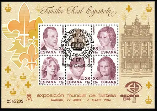 Spanien Block 27 gestempelt #GB940