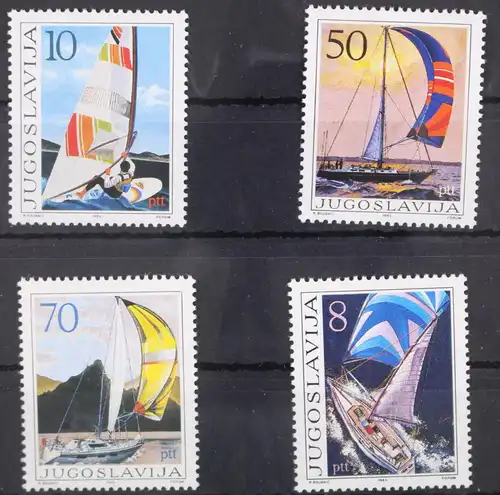 Jugoslawien 2115-2118 postfrisch Schifffahrt #GA910