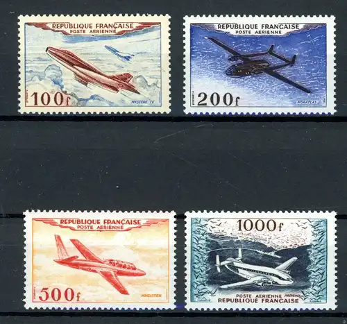 Frankreich 987-990 postfrisch Flugzeuge #GF440
