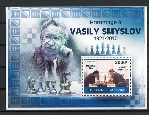 Togo Block 518 postfrisch Schach #GM594