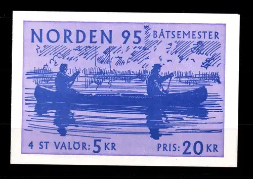 Schweden MH 204 postfrisch Markenheftchen Schifffahrt #GJ606