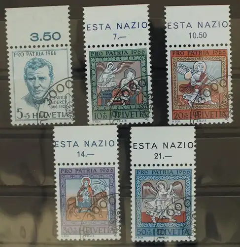 Schweiz 836-840 gestempelt Pro Patria #GF322