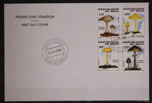 Mali 1038-1041 postfrisch als FDC / Pilze #GC255