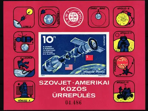 Ungarn Block 111 B postfrisch #GK581