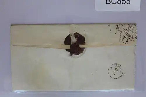 Deutsches Reich 5 auf Brief K1 Pirn, doppelte Verwendung #BC855