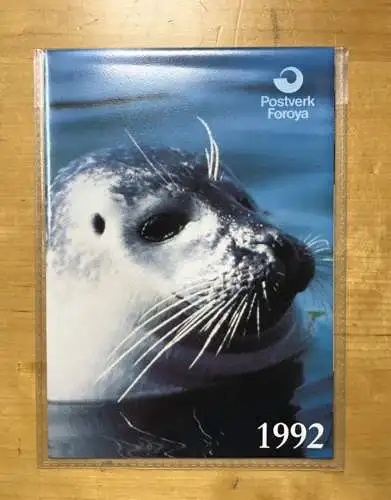 Färöer Jahresmappe 1992 postfrisch #HC224