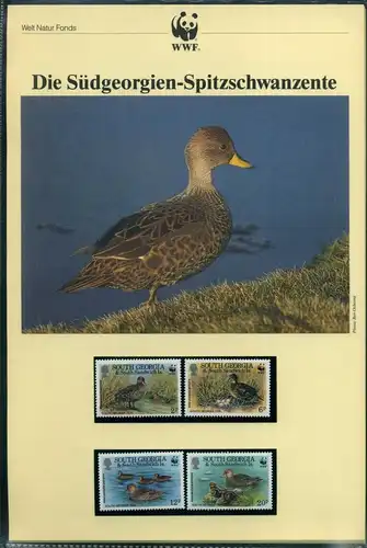 Südgeorgien und Süd-Sandwich-Inseln 1992 Enten WWF #GI402