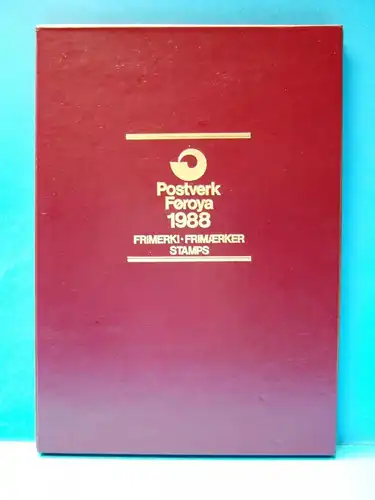 Färöer Jahrbuch 1988 postfrisch #HC199