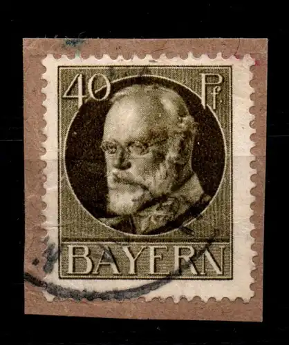 Bayern 100 Typ I gestempelt gepr. Infla #GL208