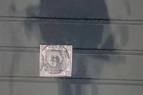 Baden 4 gestempelt N5, breitrandig geschnitten #GH941