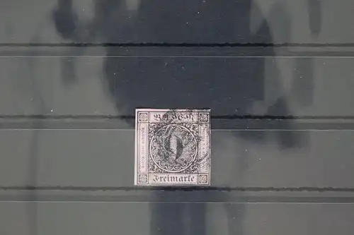 Baden 4 gestempelt N5, allseits breitrandig #GH949