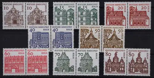 Berlin 242-249 postfrisch als waagerechte Paare #GE968