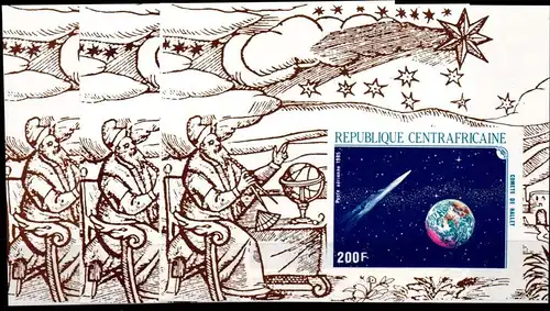 Zentralafrikanische Republik 1203-1205 postfrisch als Blockausgabe #GK673