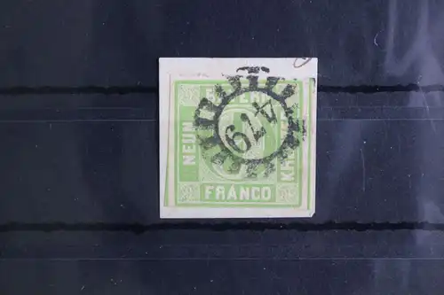 Bayern 5 gestempelt breitrandig, gMR 479 auf Briefstück #GH830