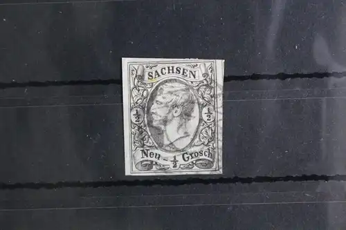 Sachsen 8 gestempelt breitrandig #GH634