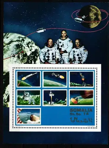 Somalia Block 1 postfrisch #GK627