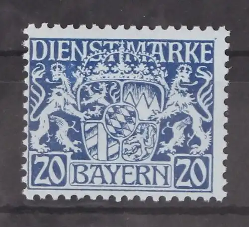 Bayern Dienstmarken 20 postfrisch #GM103