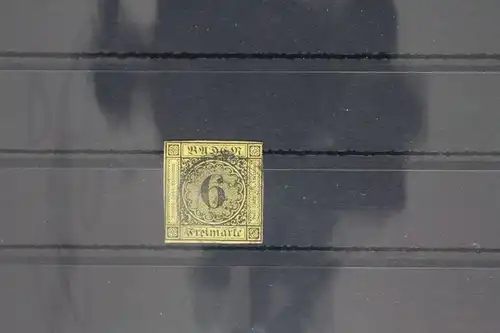 Baden 7 gestempelt N5, einseitig berührt #GH973