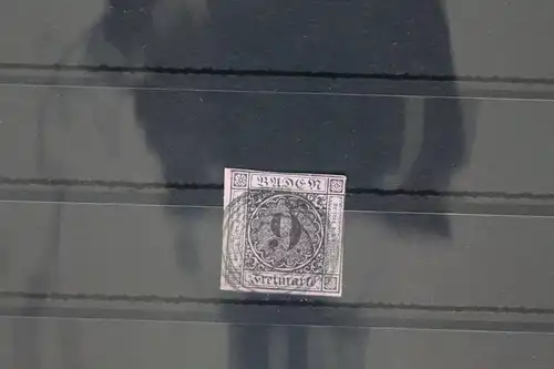 Baden 4 gestempelt N5, rechts berührt #GH944