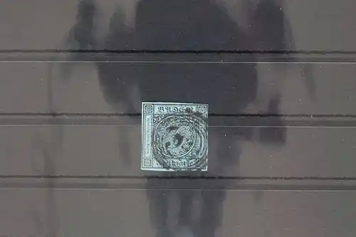 Baden 8 gestempelt N5, vollrandig geschnitten #GH988