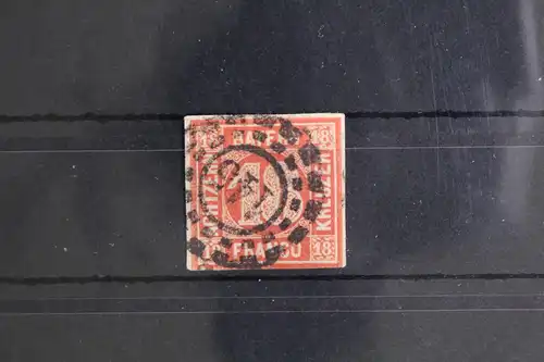 Bayern 13 gestempelt unten Lupenschnitt sonst breitrandig, oMR 146 #GH793