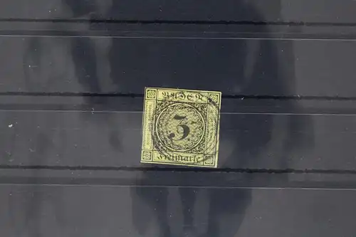 Baden 2 gestempelt N5 vermutlich 87, links berührt sonst gut geschnitten #GH931