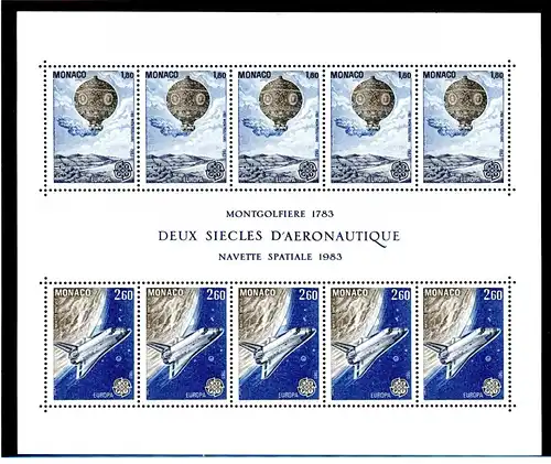 Monaco Block 23 postfrisch Cept #GF492