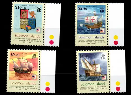 Salomon Inseln 1300-1303 postfrisch Schifffahrt #GJ721