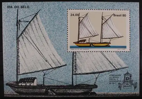 Brasilien Block 43 mit 1781 postfrisch Schifffahrt #GA934