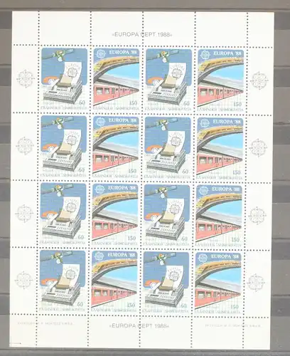 Griechenland 1685-1686 postfrisch als Kleinbogen #GK825