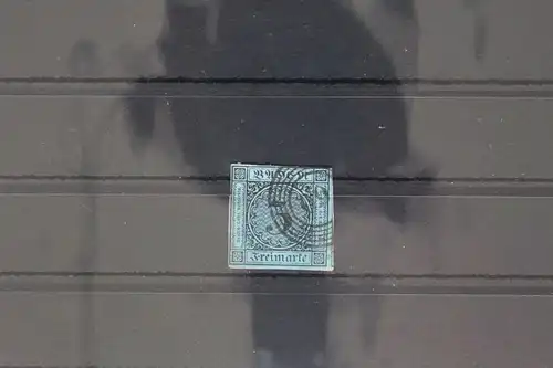 Baden 8 gestempelt N5, vollrandig geschnitten #GH990