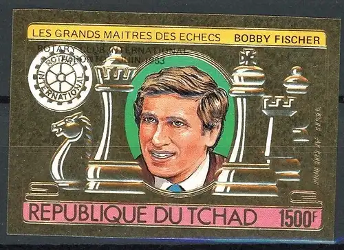 Tschad 951B postfrisch Schach #GM568