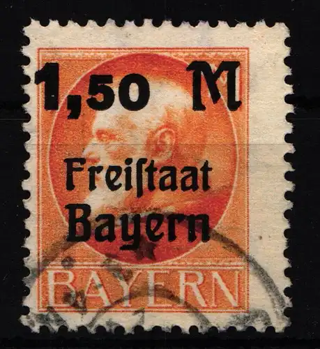 Bayern 175 A gestempelt gepr. Infla #GL307