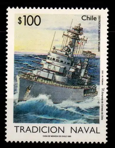 Chile 1645 postfrisch Schifffahrt #GJ832